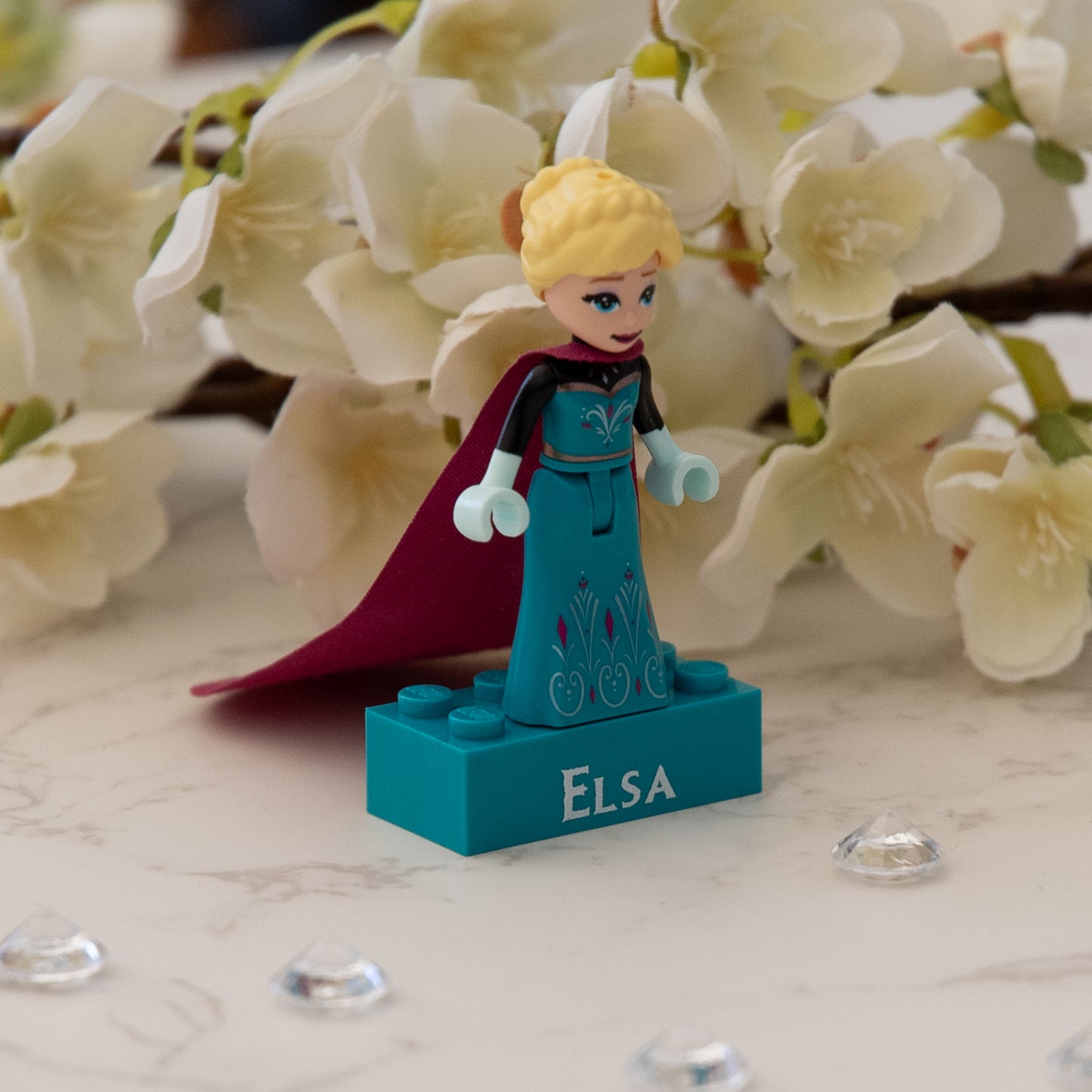 Personalised Lego Brick made from Genuine LEGO blocks. Choice of 20 colours