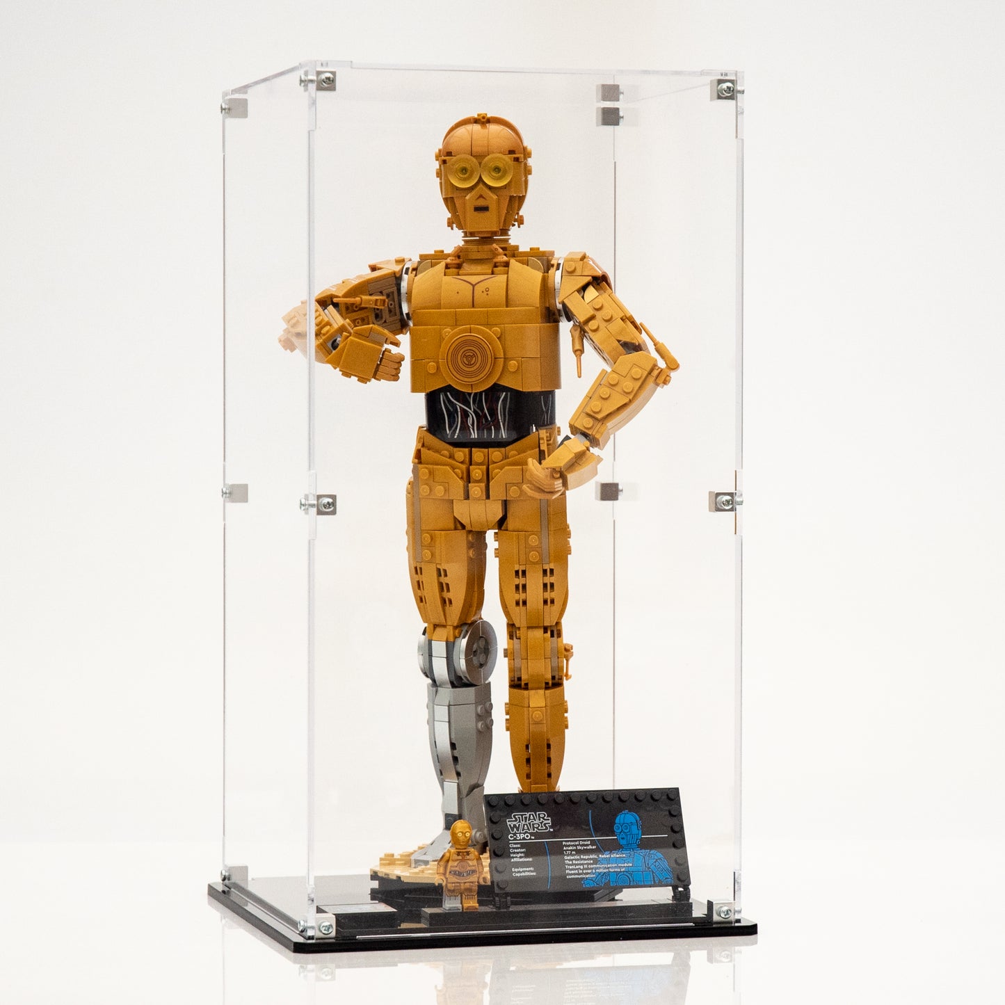 Display Case for LEGO® Star Wars C-3PO (75398)