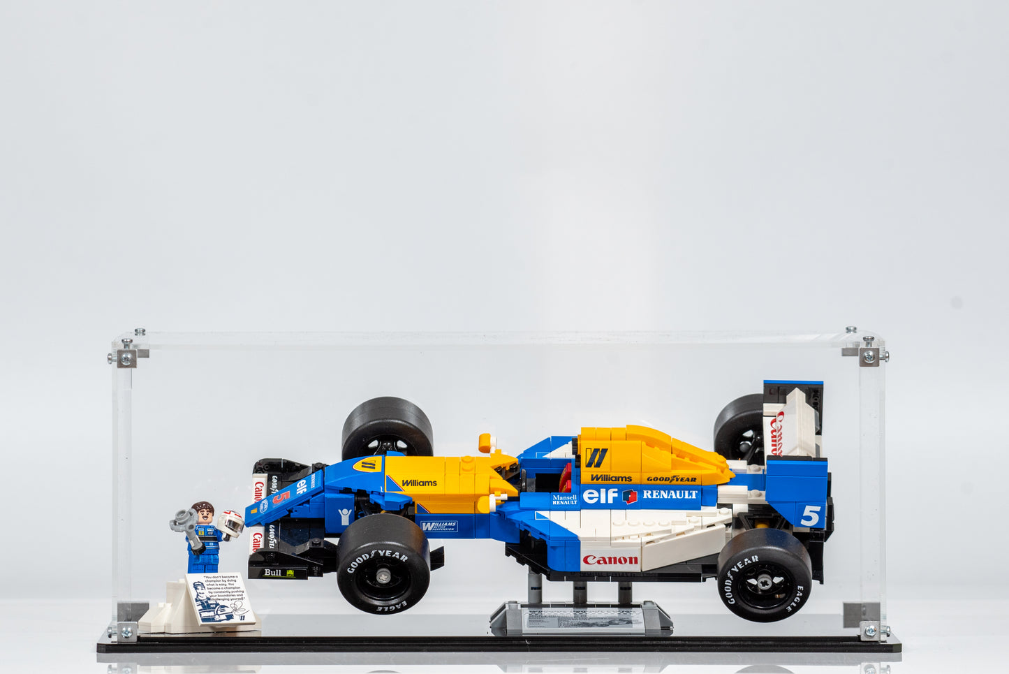 Display Case For LEGO® Icons: Williams Racing FW14B & Nigel Mansell (10353)