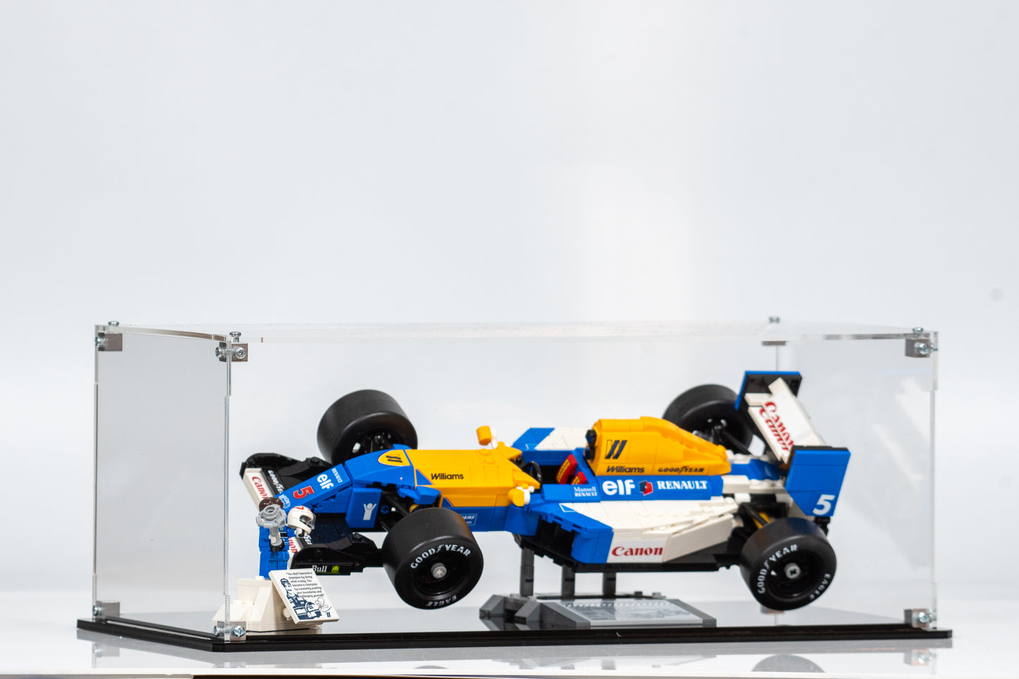 Display Case For LEGO® Icons: Williams Racing FW14B & Nigel Mansell (10353)