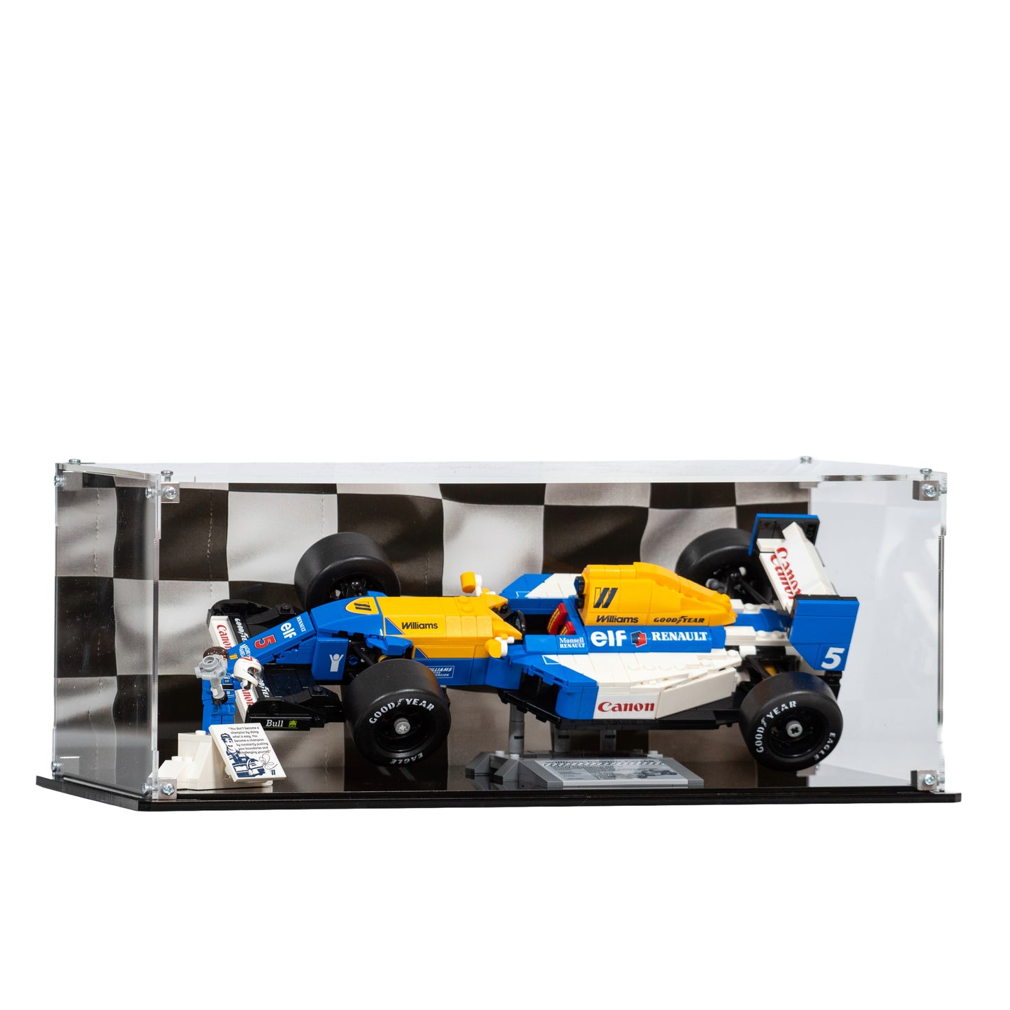 Display Case For LEGO® Icons: Williams Racing FW14B & Nigel Mansell (10353)
