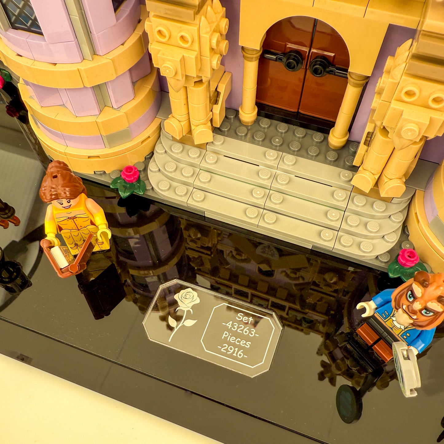Display Case For LEGO® Disney Beauty and the Beast Castle (43263)