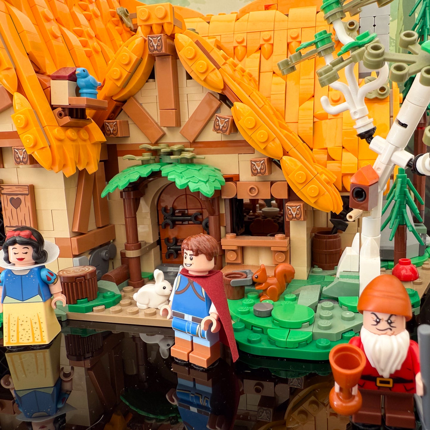 Display Case for LEGO Snow White and the Seven Dwarfs' Cottage (43242)