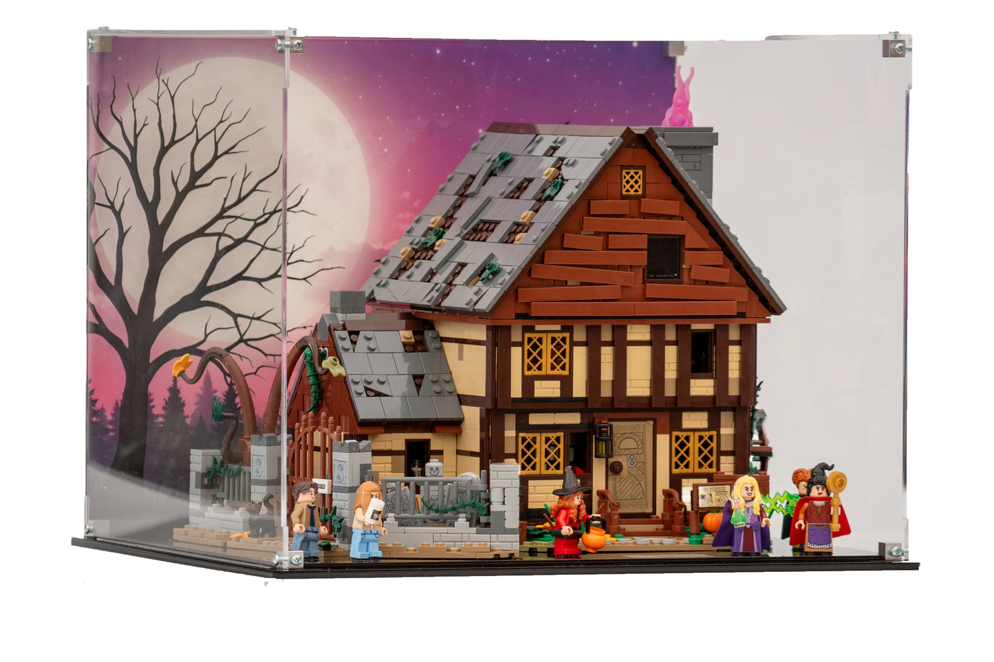 Display Case for LEGO Ideas Disney Hocus Pocus: Sanderson Sisters' Cottage (21341)