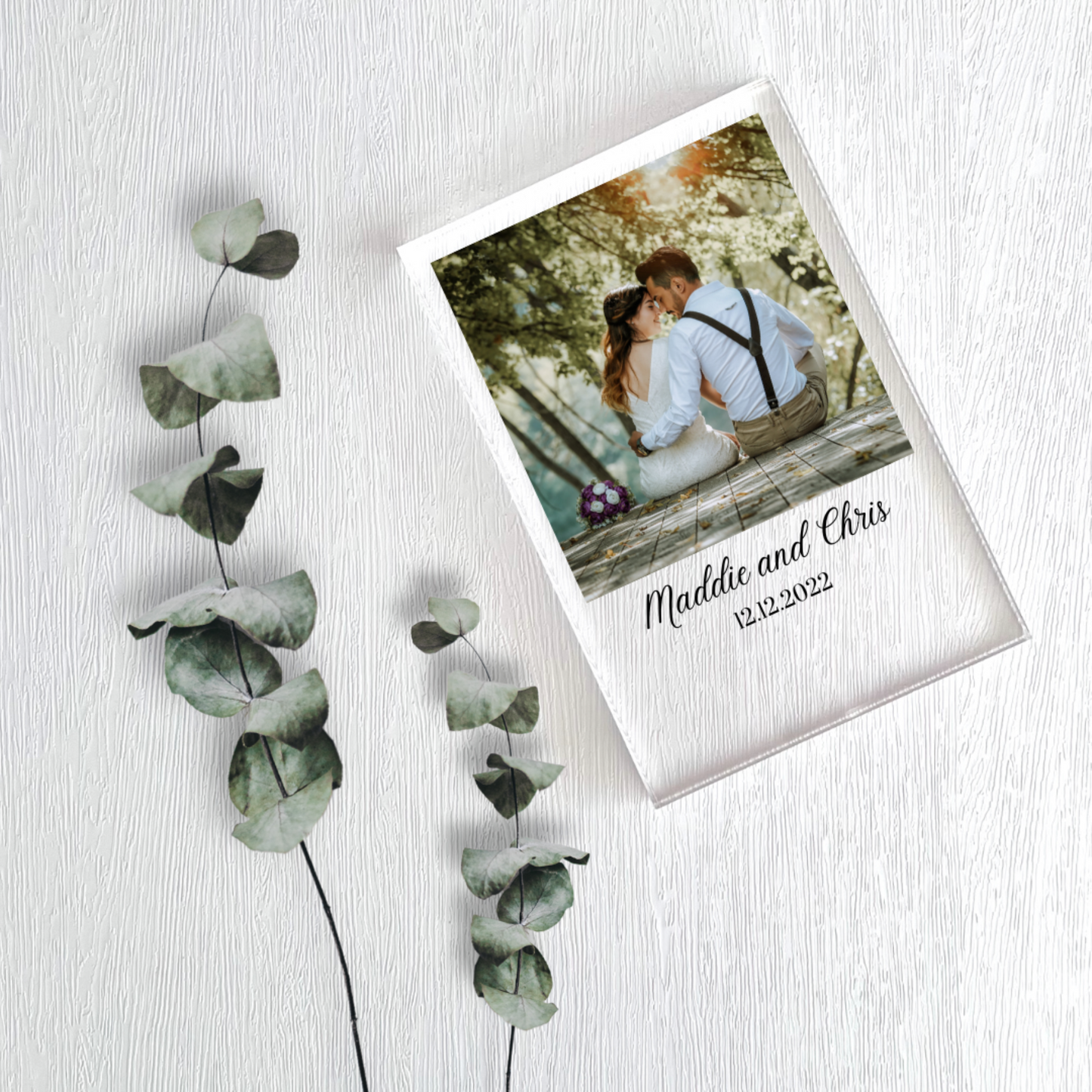 Personalised Photo Acrylic Free Standing Plaque