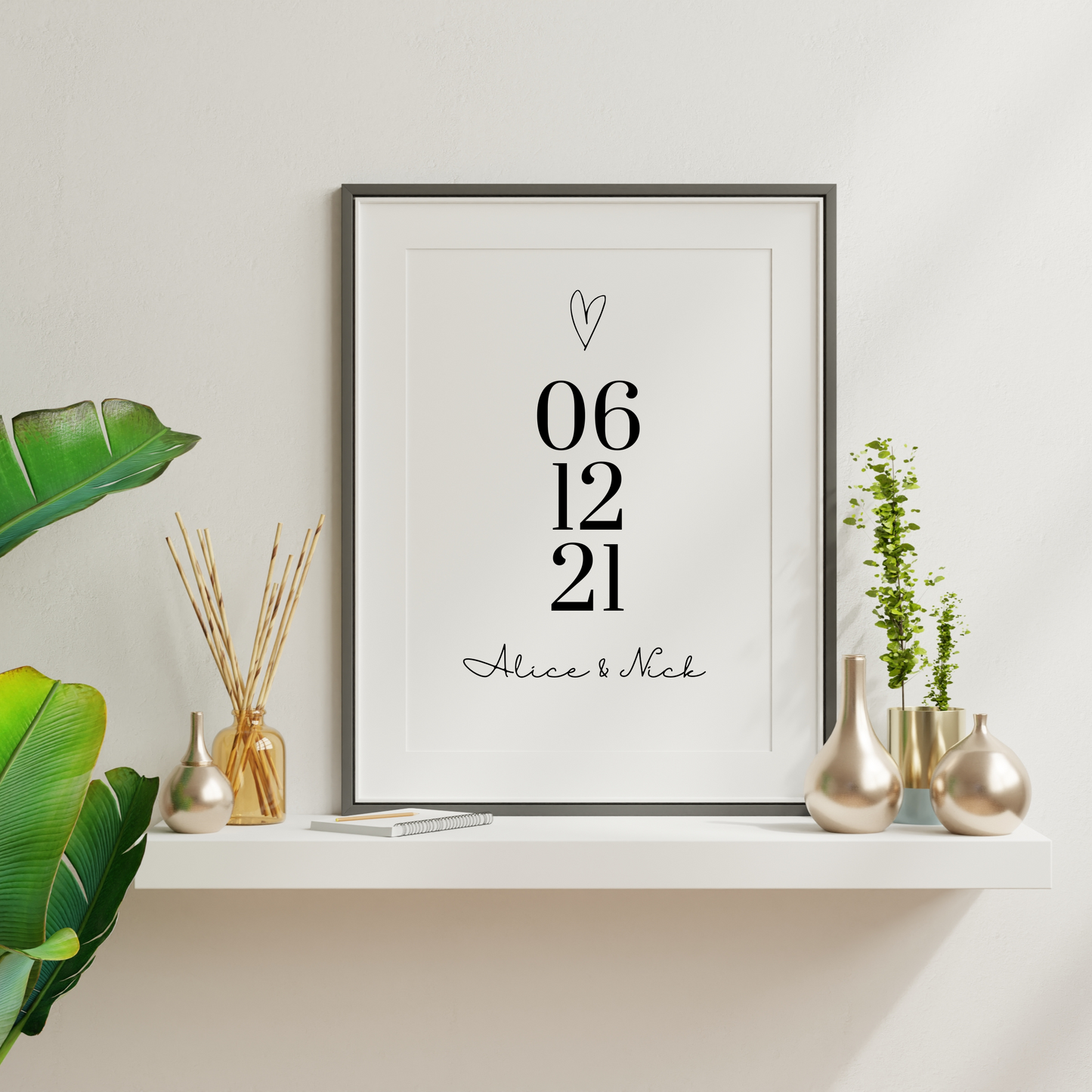 Personalised Special Date Print