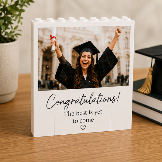 Personalised Graduation LEGO® Photo Block