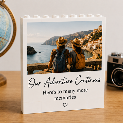 Personalised Travel LEGO® Photo Block