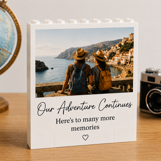 Personalised Travel LEGO® Photo Block
