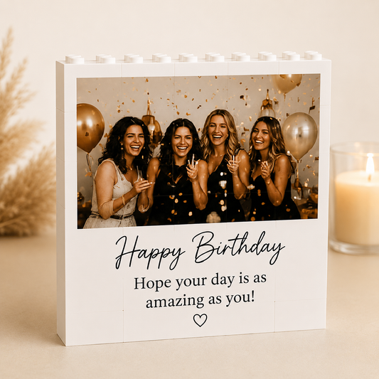 Personalised Birthday LEGO® Photo Block