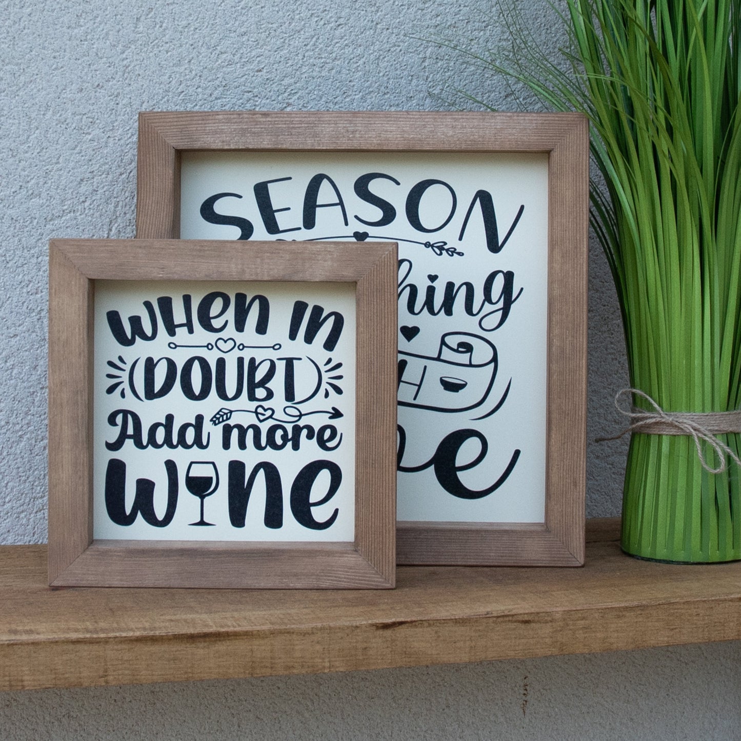 Season Everything With Love Wooden Picture Frame