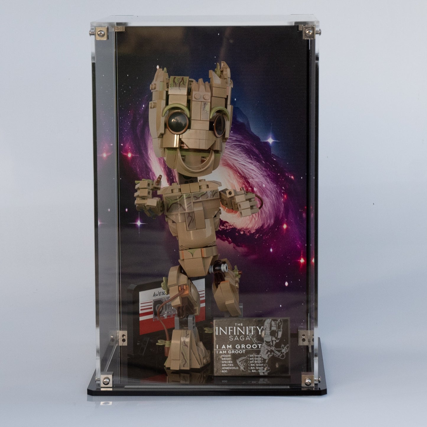 Display Case for LEGO® Marvel I am Groot (76217)