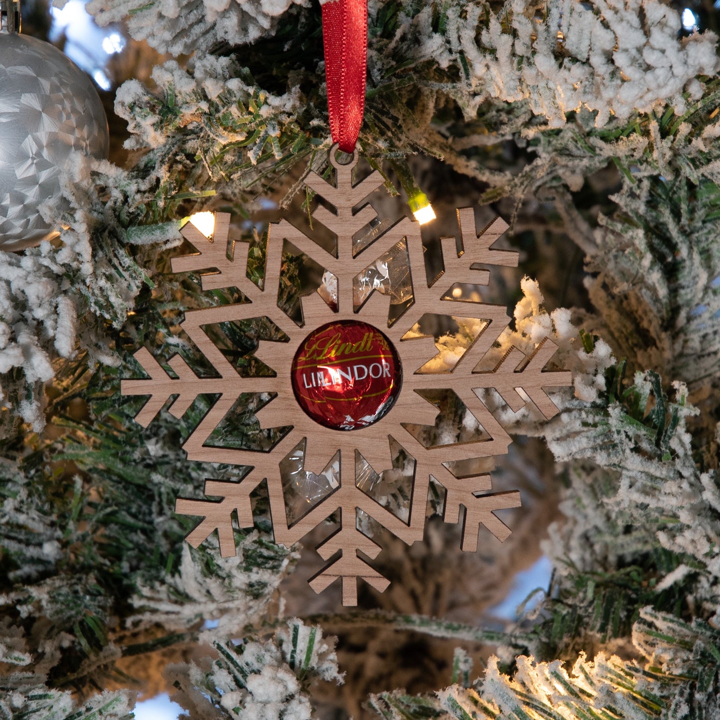 Snowflake Chocolate Holder Christmas Tree Decoration