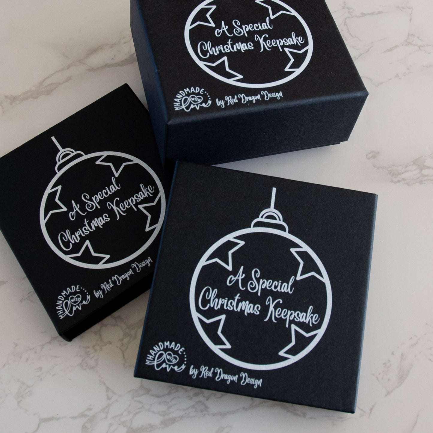 Personalised 1st Christmas in our New Home Bauble Frosted Acrylic