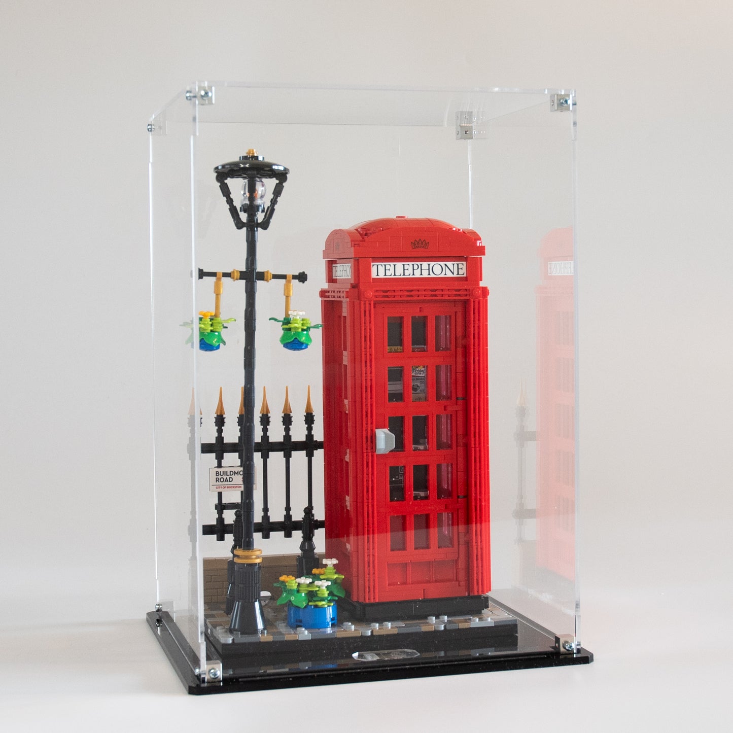 Display Case for LEGO® Red London Telephone Box (21347)