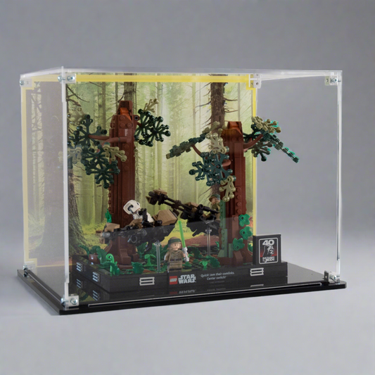 Display Case for LEGO® Endor™ Speeder Chase Diorama (75353)