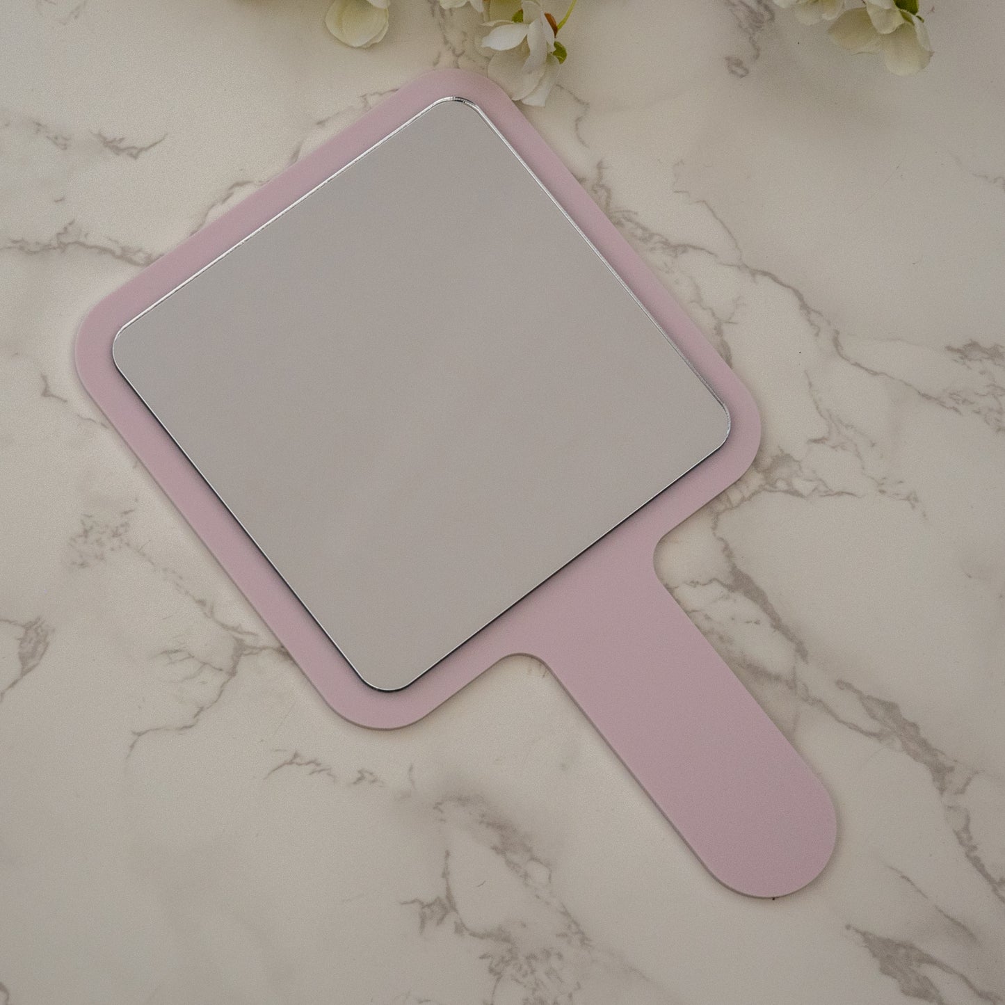 Personalised Logo Handheld Mirror for Salon and Beauty Professionals