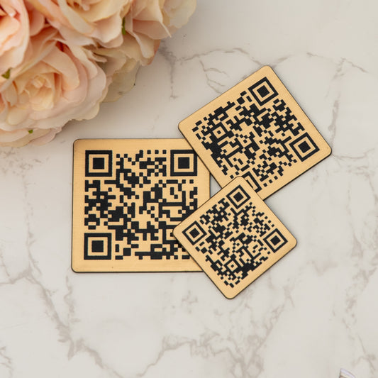 Personalised Engraved QR Code