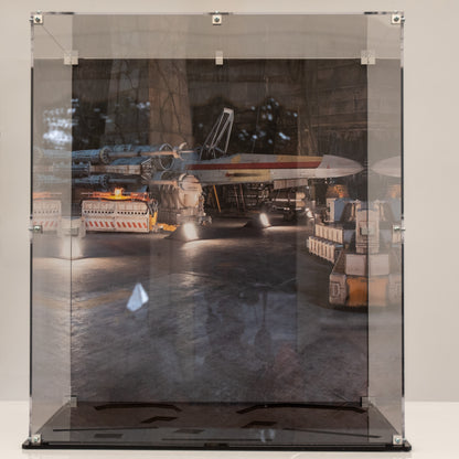 Display Case for LEGO® C-3PO™ (75398) & R2-D2™ (75379) & Chewbacca™ (75371)