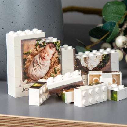 Personalised Mother’s Day LEGO® Hearts Photo Block