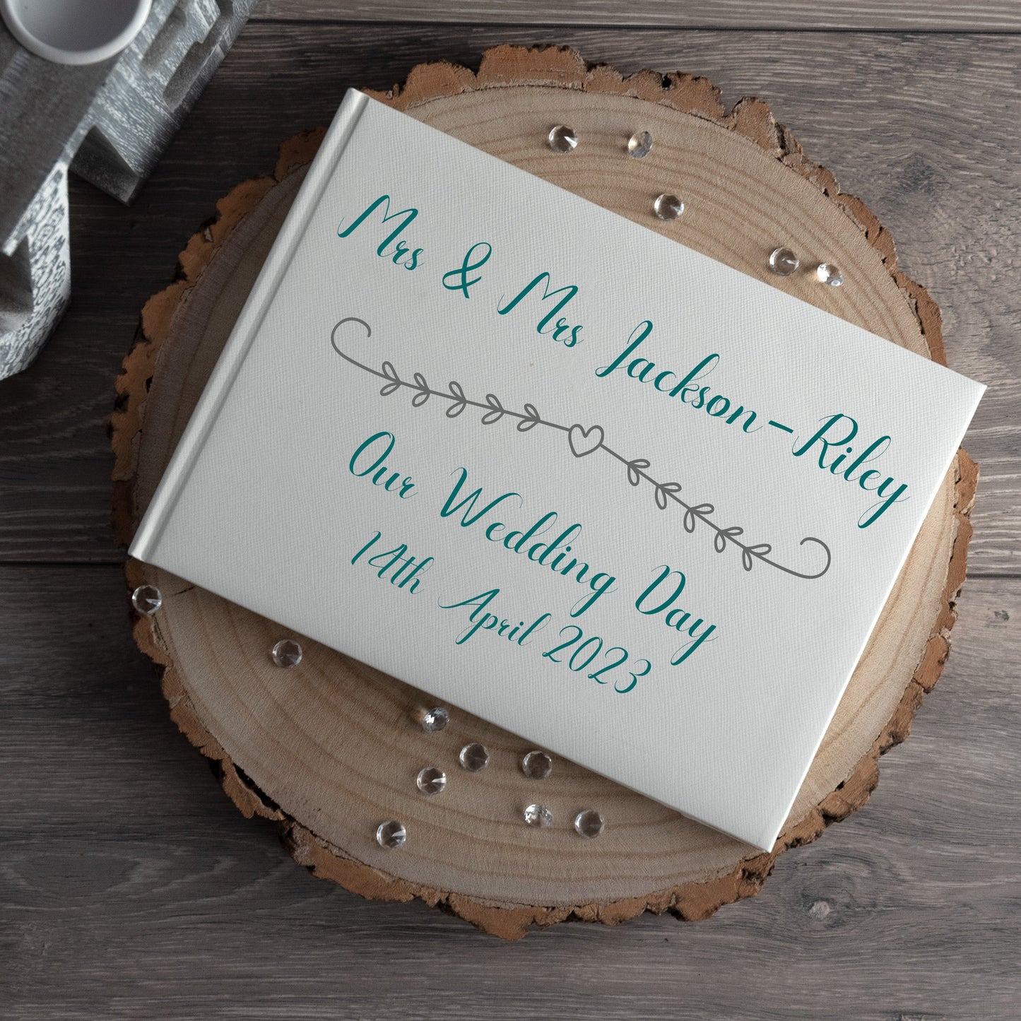 Heart String Wedding Guest Book