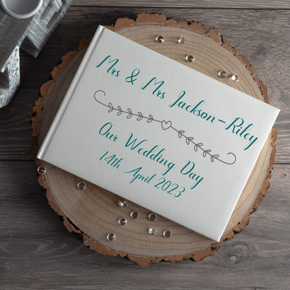 Heart String Wedding Guest Book
