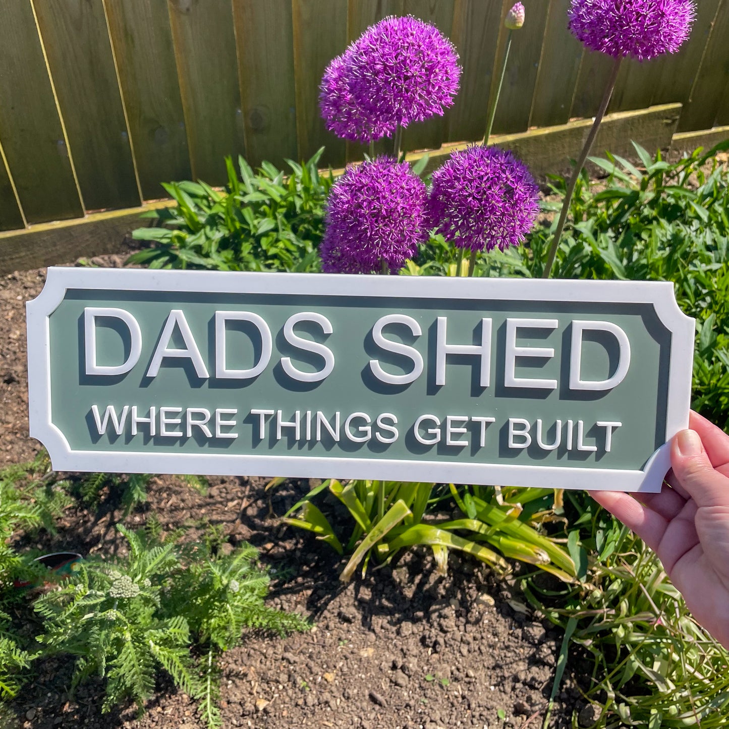 Personalised 3D Style Street Sign For Garden or Indoors