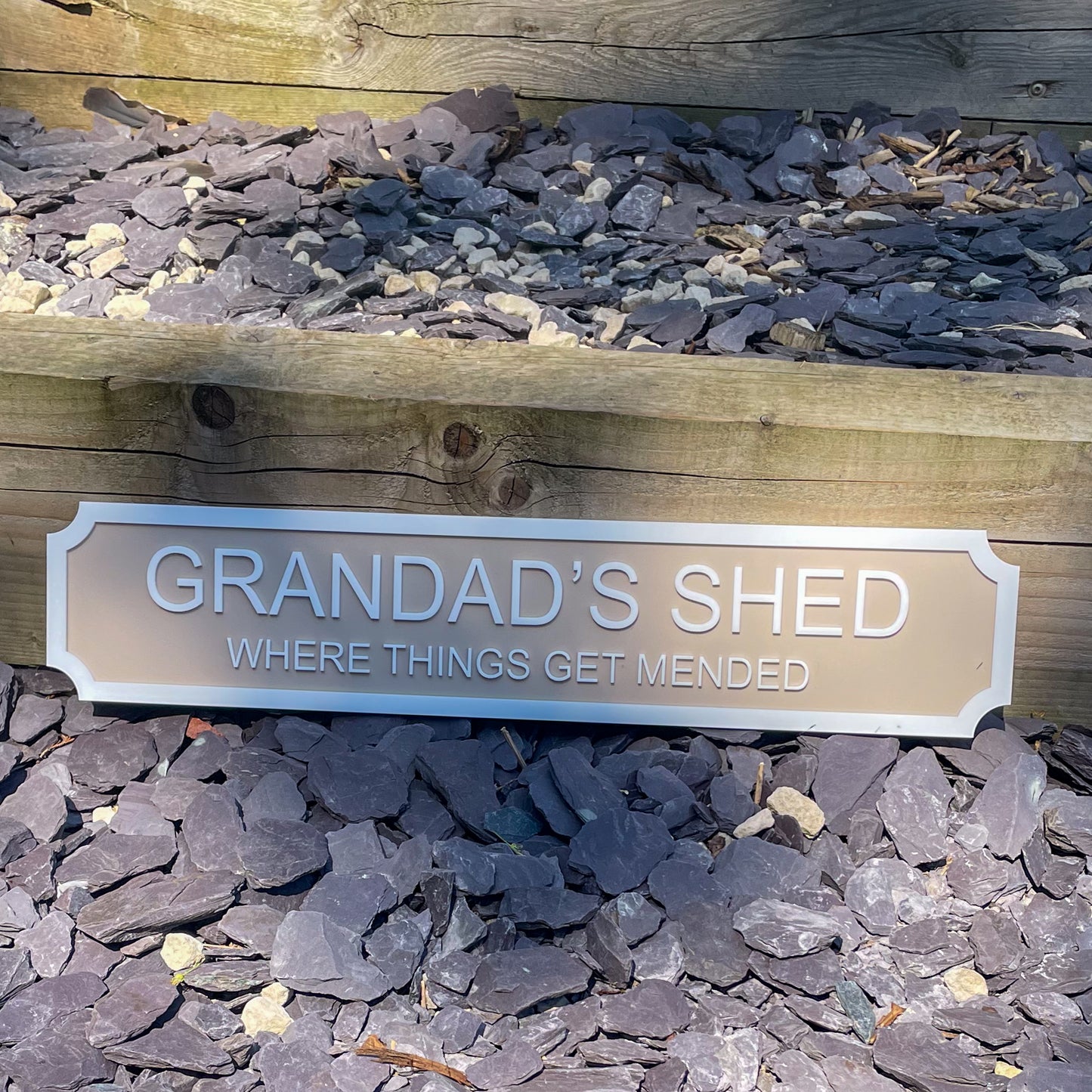 Personalised 3D Style Street Sign For Garden or Indoors