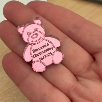 Personalised Teddy Bear Baby Shower Table Scatter Confetti Favour Decorations