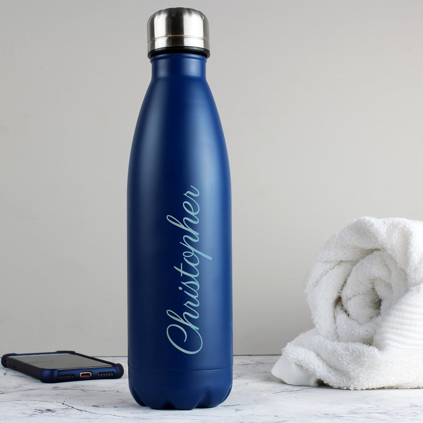 Personalised Metal Insulated Drinks Bottle