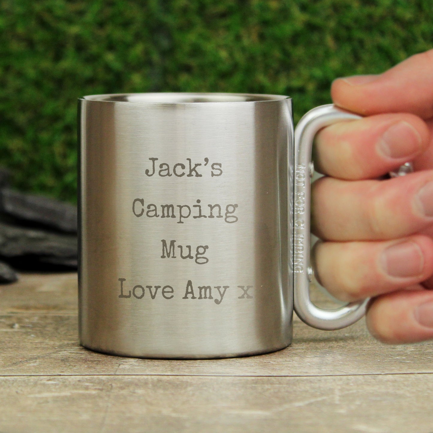 Personalised ANY Text Metal Mug