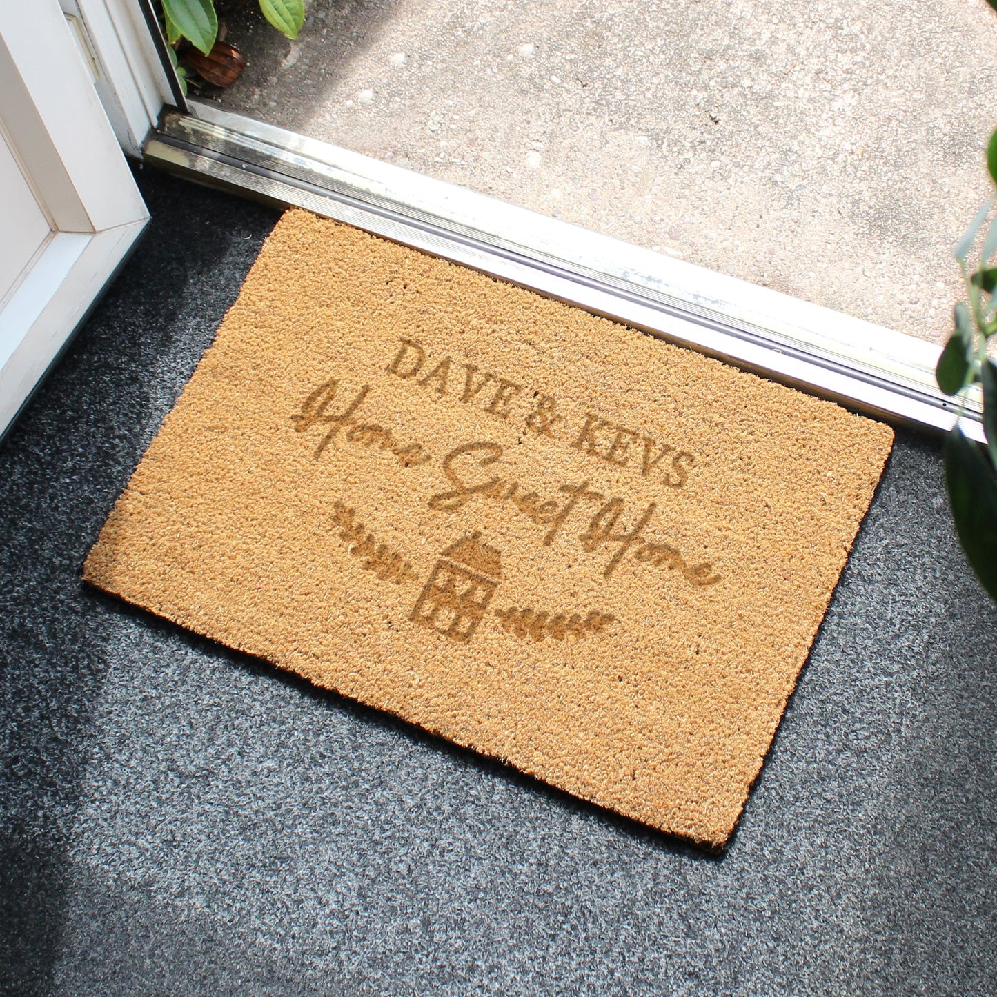 Personalised Home Sweet Home Rectangle Indoor Doormat