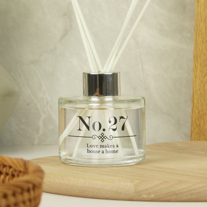 Personalised Elegant Diamond New Home Reed Diffuser