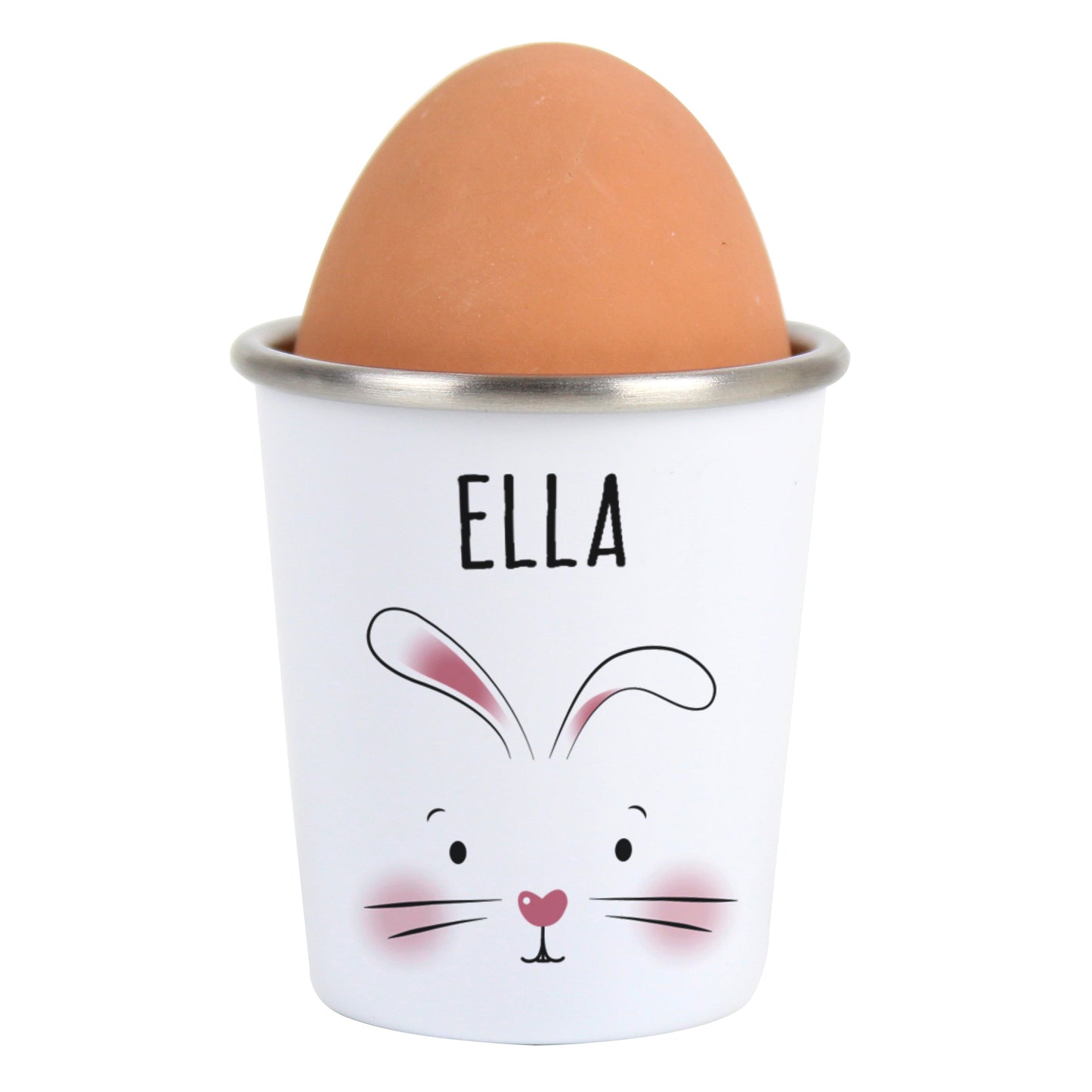 Personalised Bunny Features Egg Cup