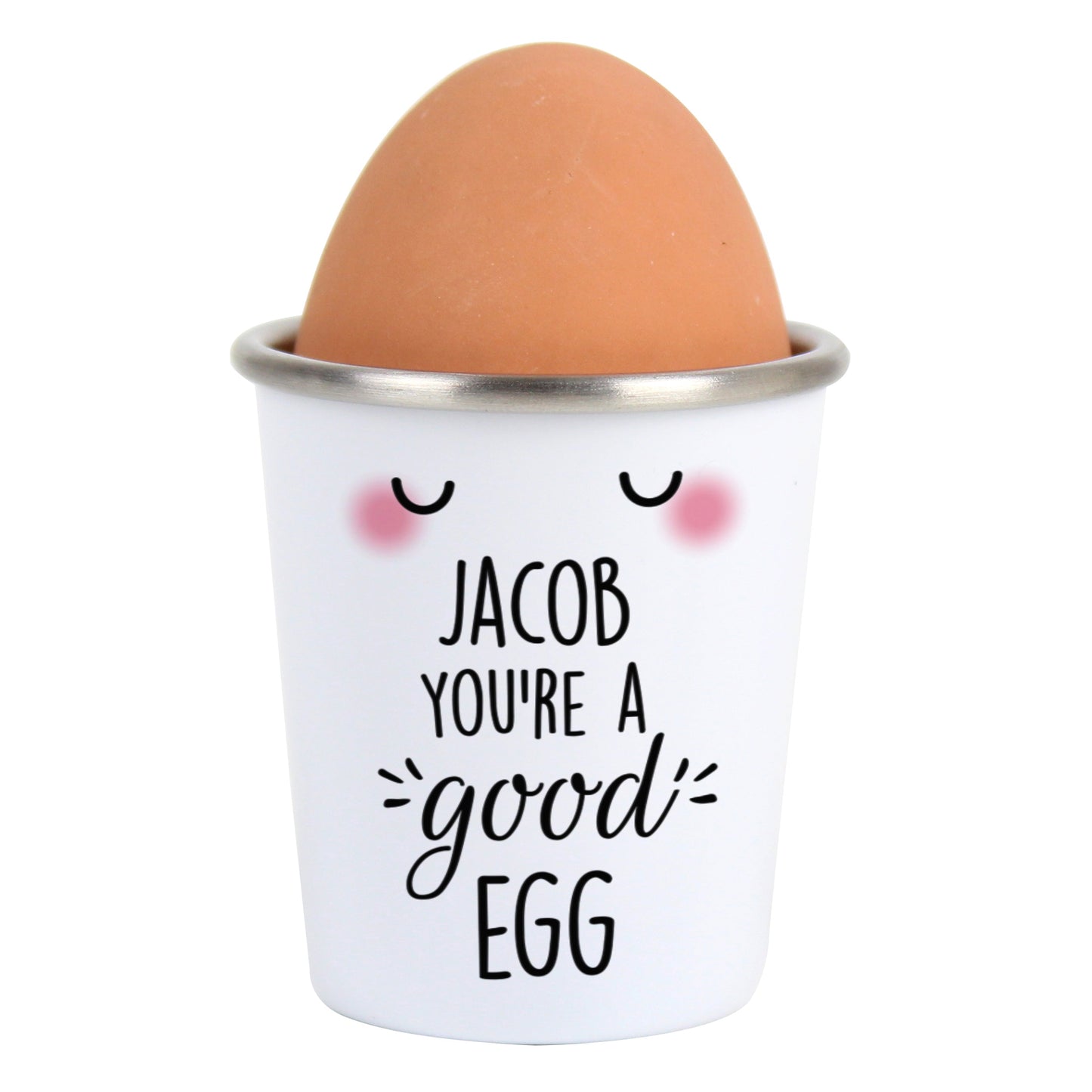 Personalised You're A Good Egg Cup