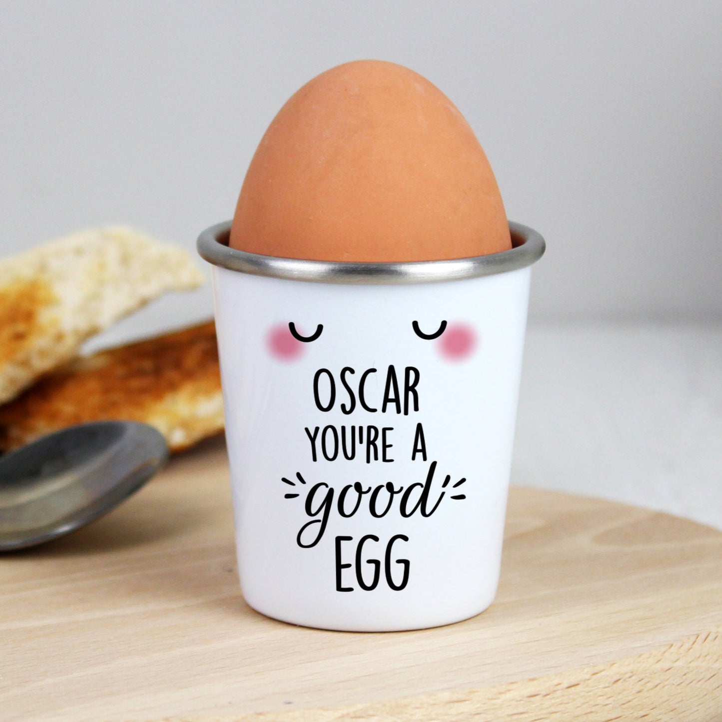 Personalised You're A Good Egg Cup