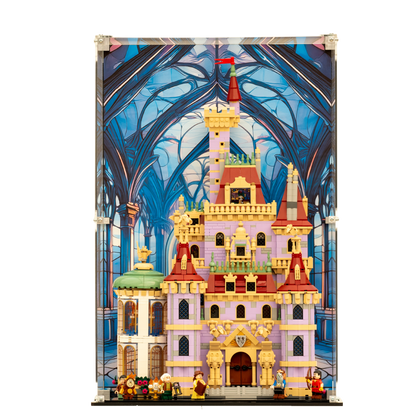 Display Case For LEGO® Disney Beauty and the Beast Castle (43263)