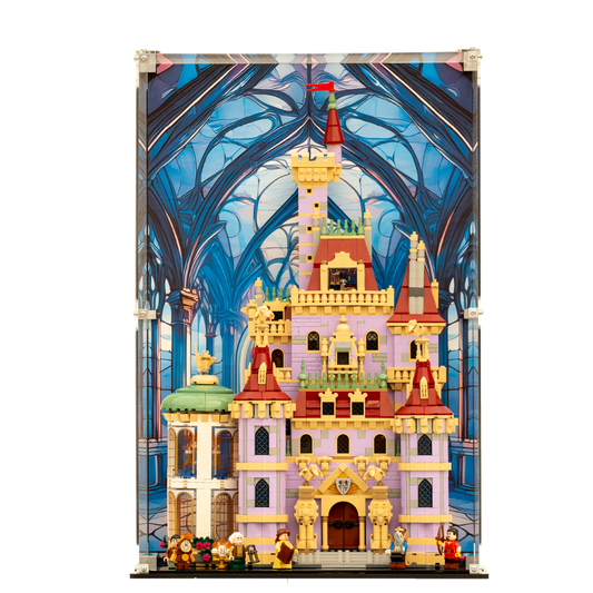 Display Case For LEGO® Disney Beauty and the Beast Castle (43263)
