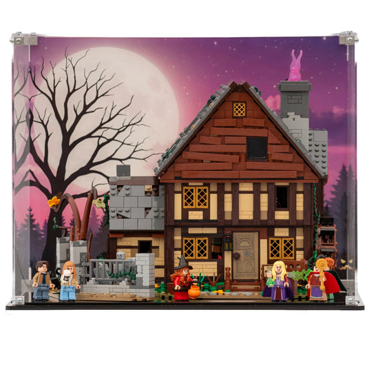 Display Case for LEGO Ideas Disney Hocus Pocus: Sanderson Sisters' Cottage (21341)