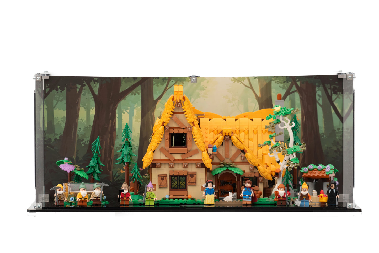 Display Case for LEGO Snow White and the Seven Dwarfs' Cottage (43242)