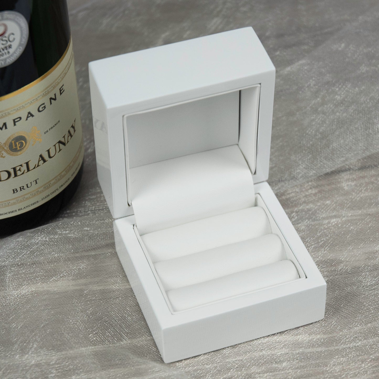 Personalised Wooden 'I Do' Wedding Ring Keepsake Box