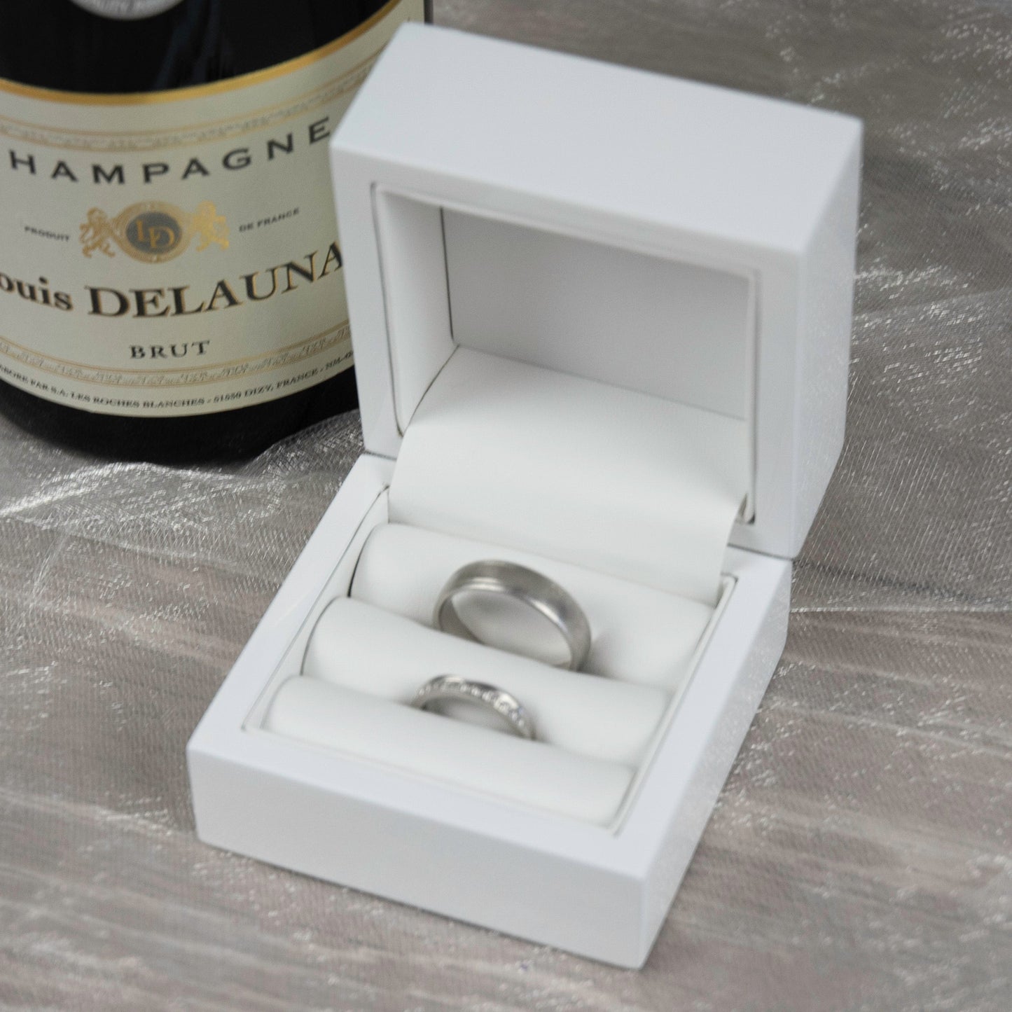 Personalised Wooden 'I Do' Wedding Ring Keepsake Box