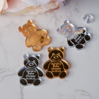 Personalised Teddy Bear Baby Shower Table Scatter Confetti Favour Decorations