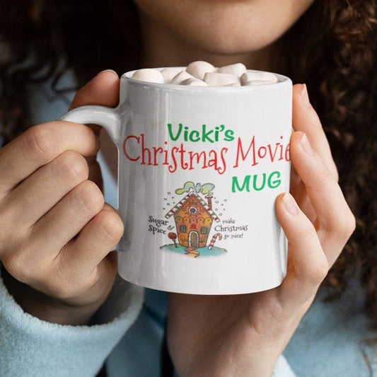 Personalised Christmas Movies Hot Chocolate Mug