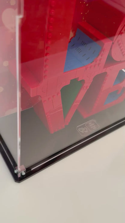 Display Case for LEGO® Art: Robert Indiana's LOVE (31214)
